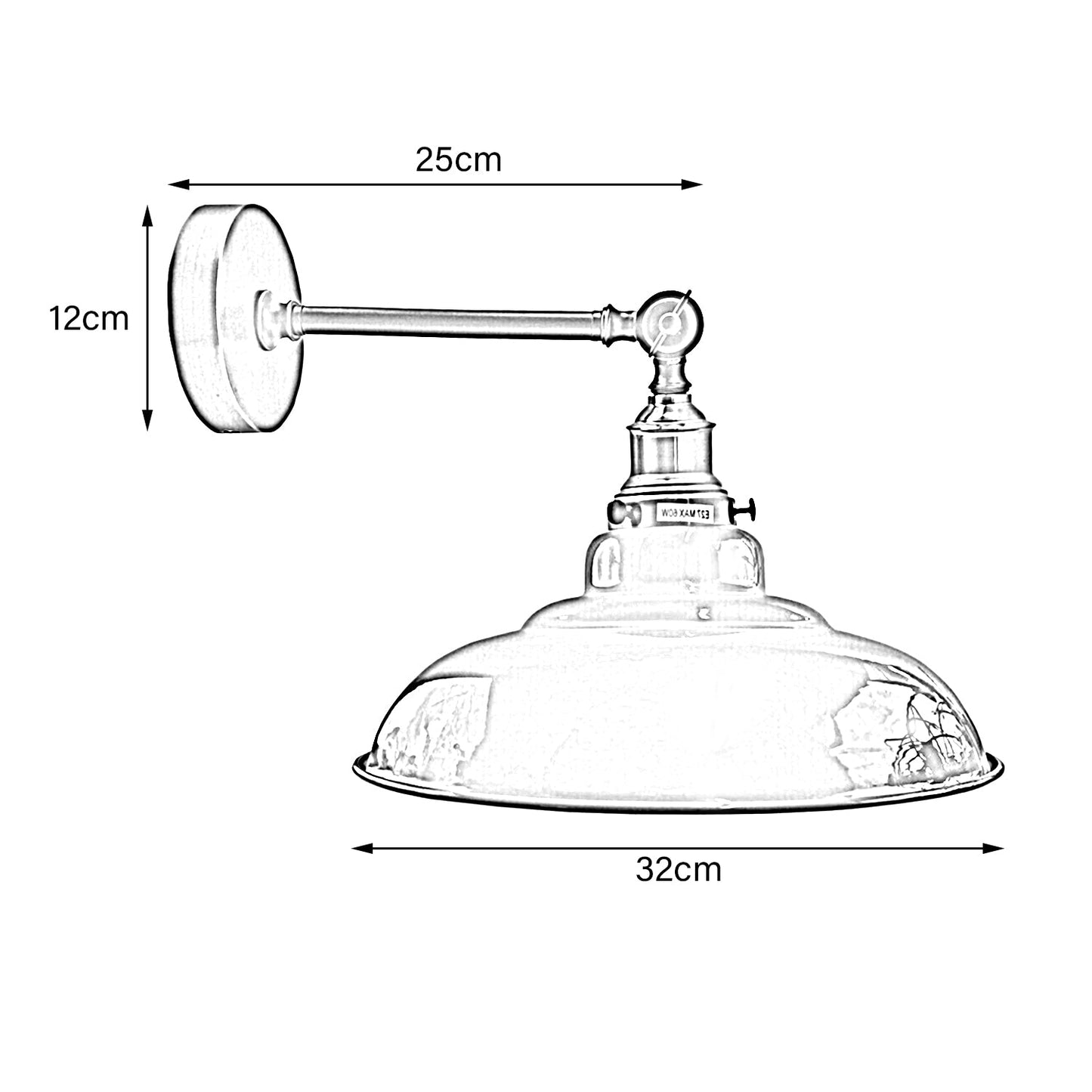 Black Shade With Adjustable Curvy Swing Arm Wall Light Fixture Loft