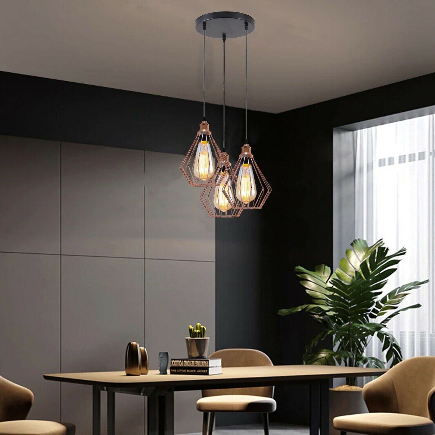 3 light Pendant Ceiling Light Fixture ~3776