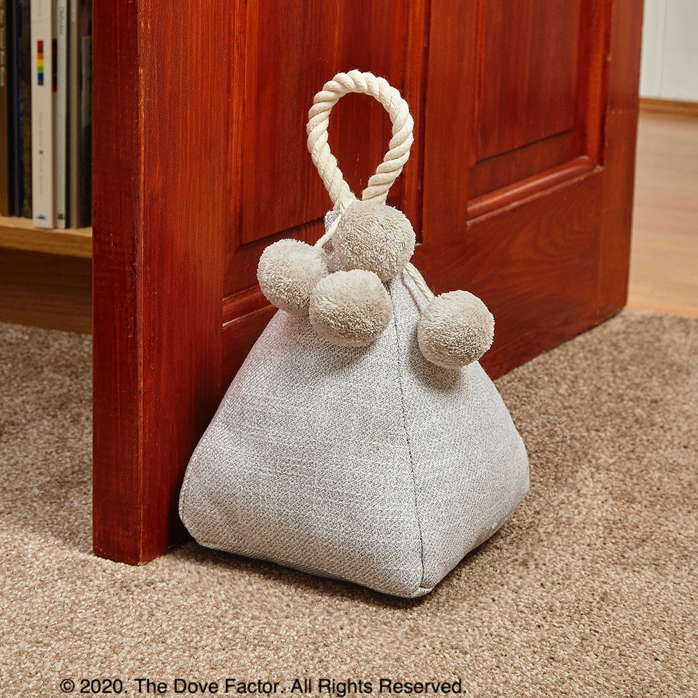 Eggshell Fabric Door Stop