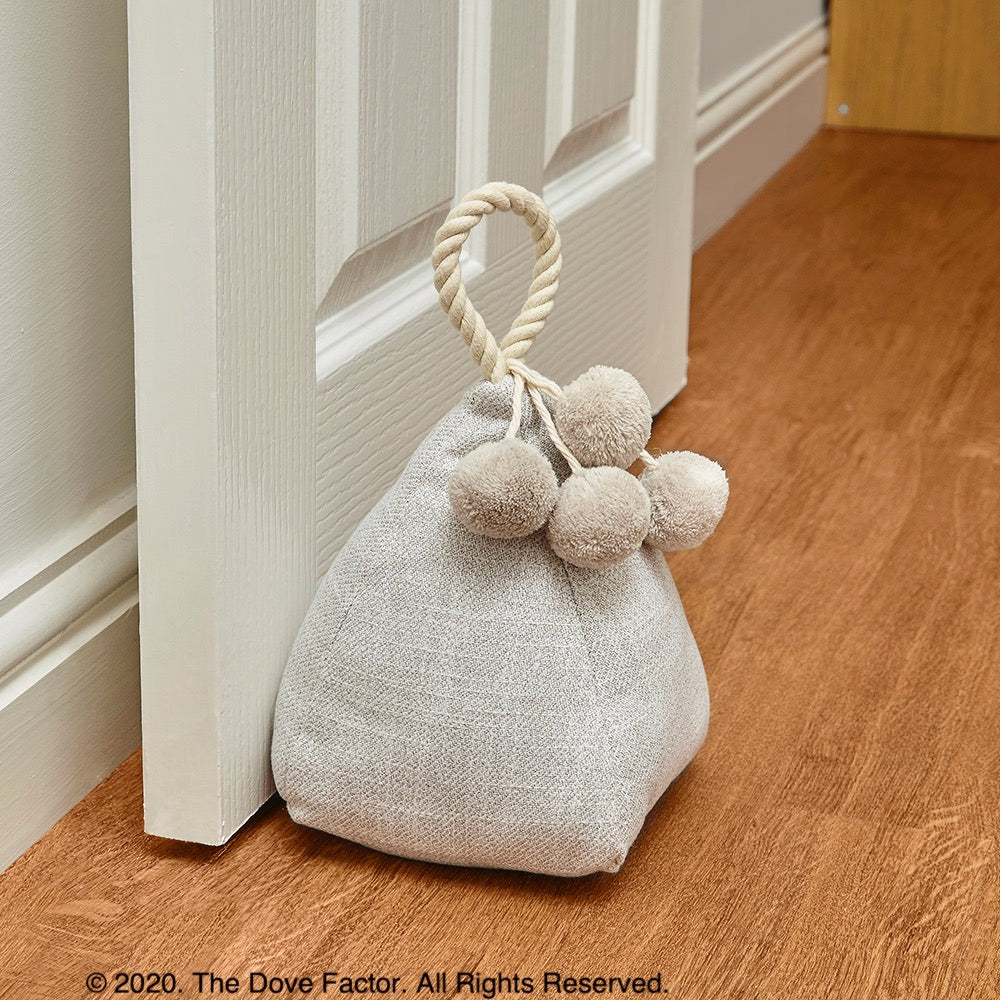 Eggshell Fabric Door Stop