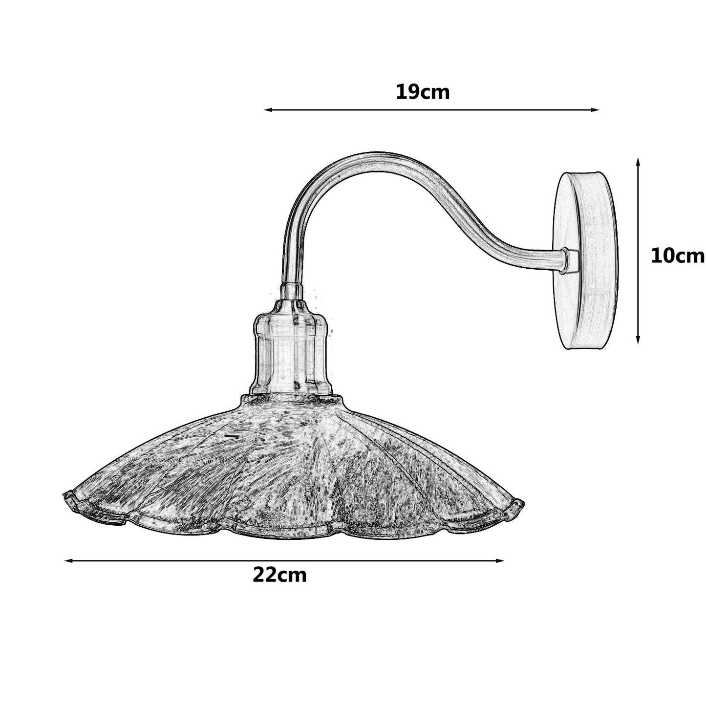 Wall Lamp Indoor Home Retro Lights Fixture Decorative Mounted