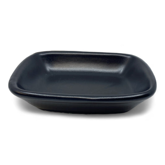 Ceramic Snack Dish – Portland, Matte Black – 13x6cm