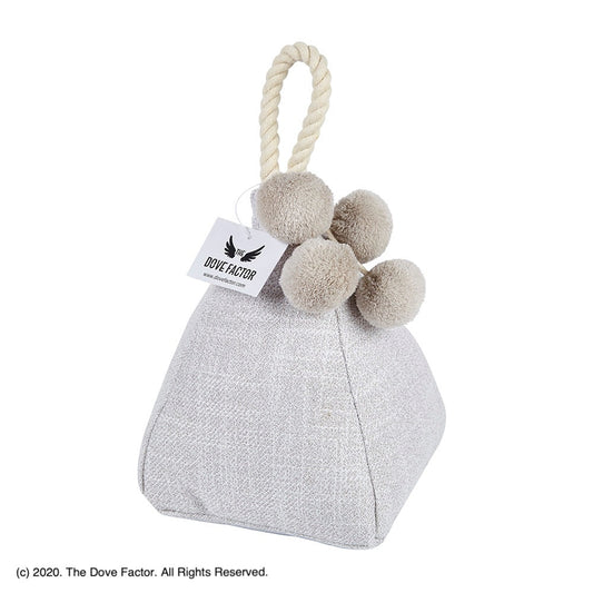 Eggshell Fabric Door Stop