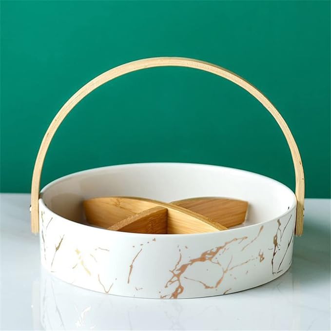 Ceramic Round Bowl With Lid