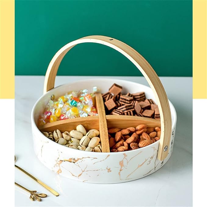 Ceramic Round Bowl With Lid