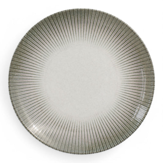 Porcelain Dinner Plate - Sark Series, Blue - 25cm Diameter (Imperfect