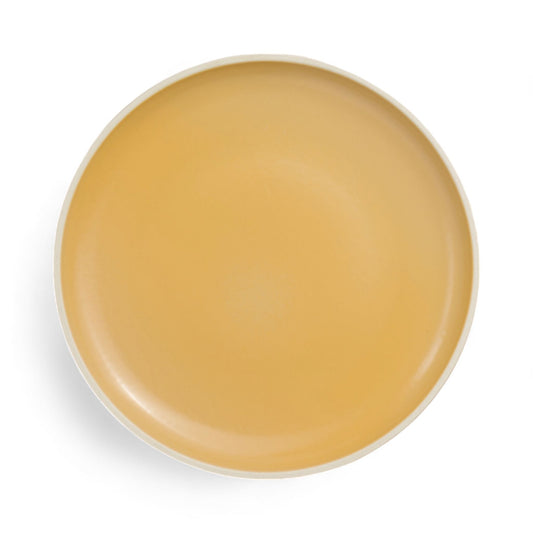 Porcelain Dinner Plate - Sanday Series, Yellow - 27cm Diameter