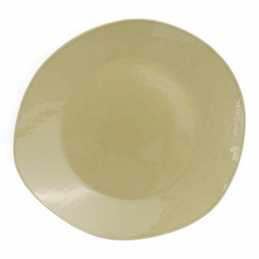 Porcelain Dinner Plate - Lindis Series, Moss Green - 27cm Diameter