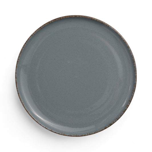 Porcelain Dinner Plate - Sanday Series, Slate Grey - 27cm Diameter