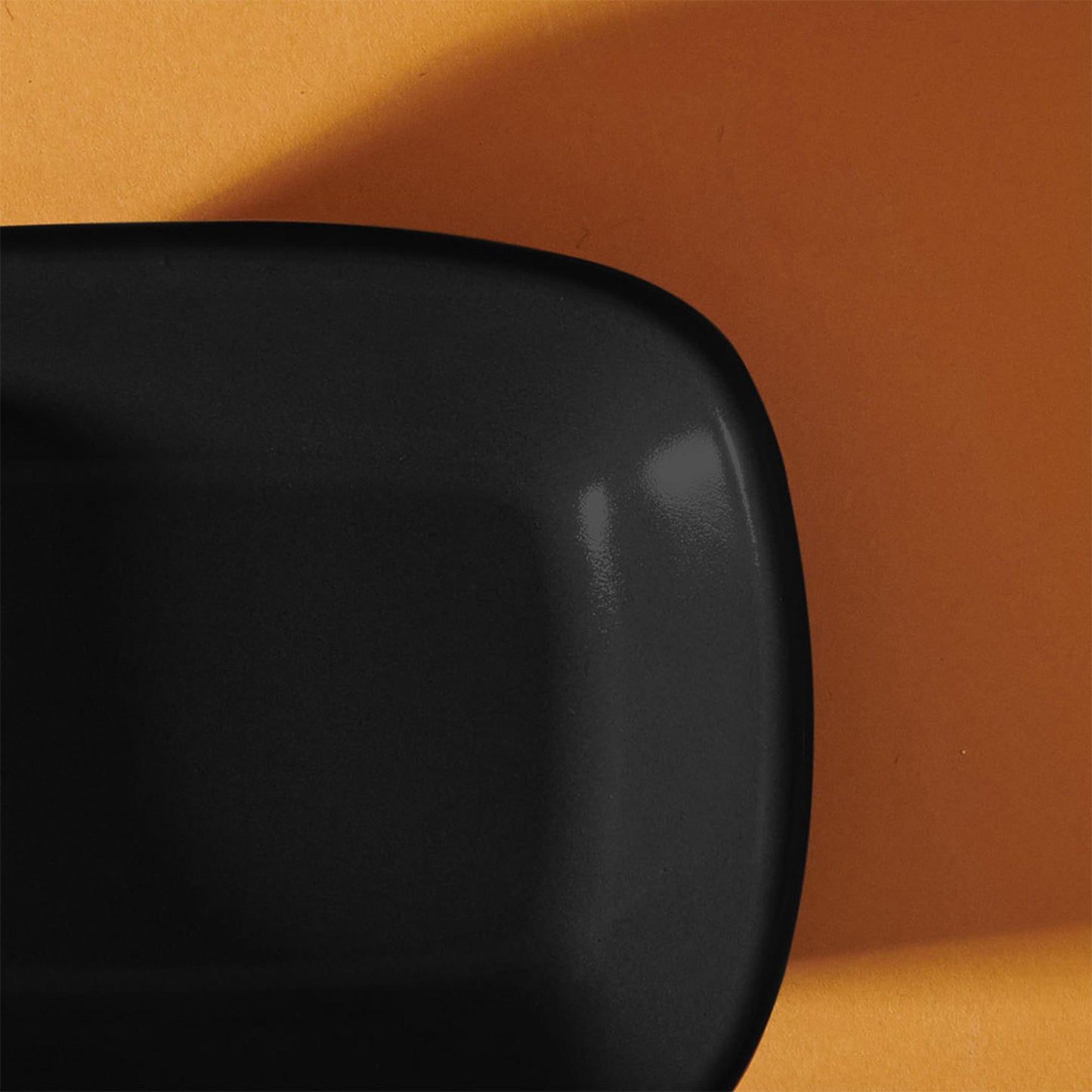 Ceramic Snack Dish – Portland, Matte Black – 13x6cm