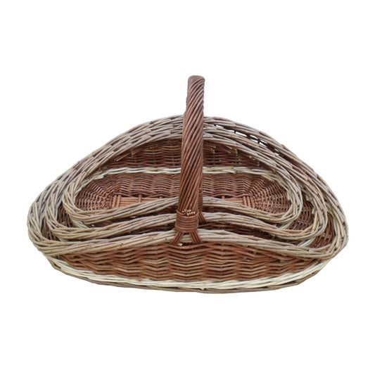 Set of 2 Hampton Wicker Garden Trug